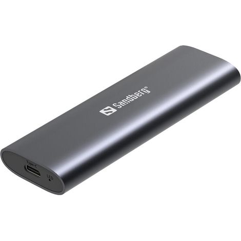 Carcasa Sandberg USB 3.2 para SSD M.2+NVMe, 136-39 (1/4)