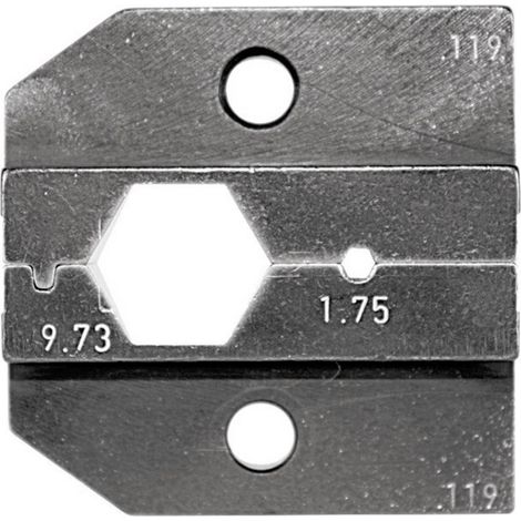 Rennsteig Werkzeuge 624 119 3 0 Matrice à sertir pour connecteur coaxial, pour connecteur FO adapté pour marque Rennste (1/2)