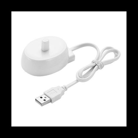 Socle De Charge - Pour Brosse À Dents Électrique - Compatible Modèles D10 D12 D16 D20 D34 P2000 P4000 P6000 P7000 DB4510 PRO600 - Blanc - 1 Pièce (1/5)