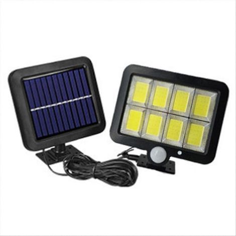 Lampe murale solaire extérieure à détecteur de mouvement avec 160 LED COB (1/5)