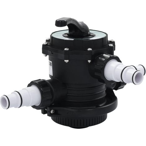vidaXL Soupape à multi-voies pour filtre à sable ABS 1,5" 6 voies