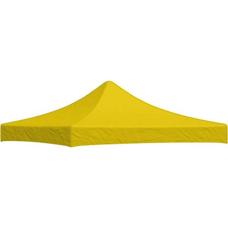 Party Tent Roof 3x3 m Yellow 270 g/m² vidaXL
