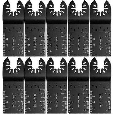 Lame De Scie - Acier Haute Teneur Et Carbure - 90 X 34 Mm - Pour Machine À Couper Outil Électrique - Lot De 10 (1/4)