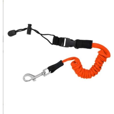 Nouvelle corde de traction de ceinture de kayak corde de pagaie élastique de canoë (orange) (1/4)