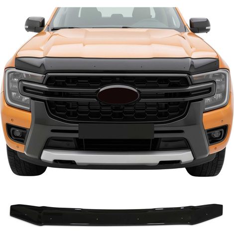 Deflecteurs d'air capot de voiture pour Ford Ranger 2022-2026 1Pc noir ABS (1/5)