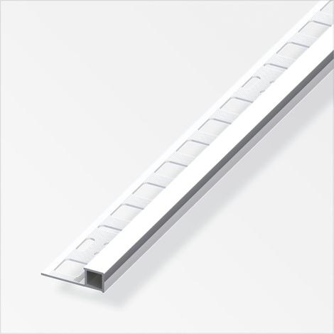 Fliesen-Quadrat 10mm Alu chrom geschrumpft 2,5m (1/2)