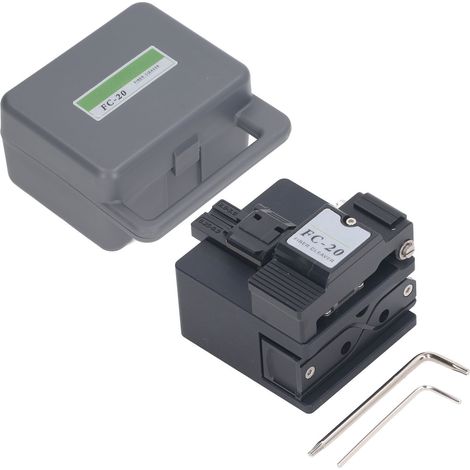 Coupe-fibre optique automatique avec précision, lame de coupe nette pour travaux à chaud/froid, échelle intégrée (1/5)