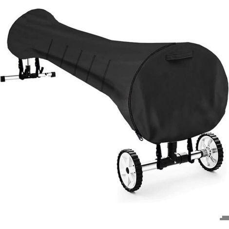 Housse de protection pour enrouleur de couverture solaire - - Tissu Oxford 210D - Gris - 550cm - 610cm