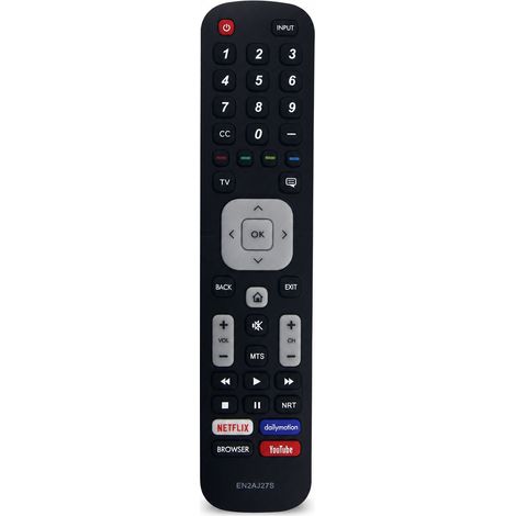 Télécommande TV Compatible avec Hisense EN2AJ27H avec Boutons Netflix et YouTube (1/5)