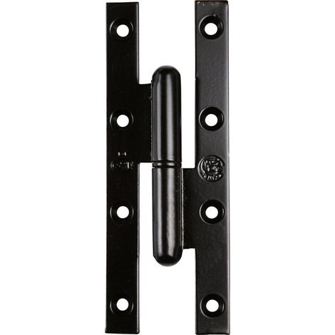 Paumelle renforcée roulée droite 140 x 55 mm – Charge maximum par paumelle – Pour bois dur et teck – Finition soignée – Clemenson (1/3)