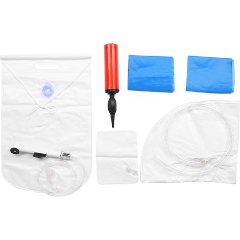 Bassin gonflable pour lavage de cheveux des patients alités, plateau shampooing pour soins aux personnes âgées, lavabo portable sans eau (1/5)