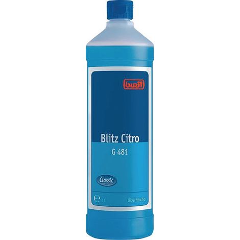 Limpiador con alcohol Blitz Citro G 481 botella 1l BUZIL (Por 12)