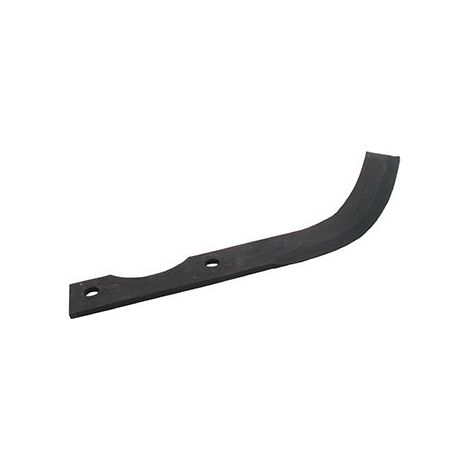 Cuchillo de fresa recto para motocultor adaptable a Agria - L: 210mm, diámetro de agujero ø 8,5mm, distancia entre centros 70mm. Tipo Bineur.