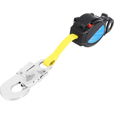 Corde de sécurité télescopique antichute haute résistance de 1,6 m avec contrôleur automatique de vitesse et différentiel pour travaux extérieurs d'électricien (1/5)