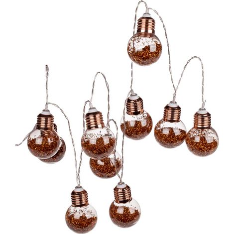 Guirlande lumineuse en forme d'ampoules 1.7 mètre (1/4)