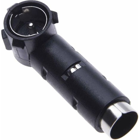 Adaptateur antenne DIN vers ISO – Raccord connecteur coude pour autoradio – Compatible voiture, camping-car et van (1/2)