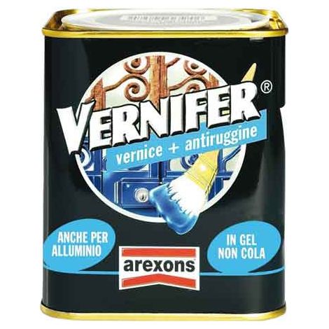 SMALTO ANTIRUGGINE SATINATO 'VERNIFER' 750 ml - Verde bosco - AREXONS