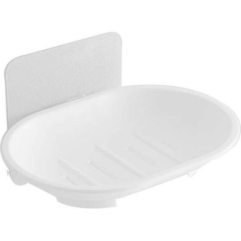 Xtra Portasapone da Muro - Bianco - 13x9,5 cm