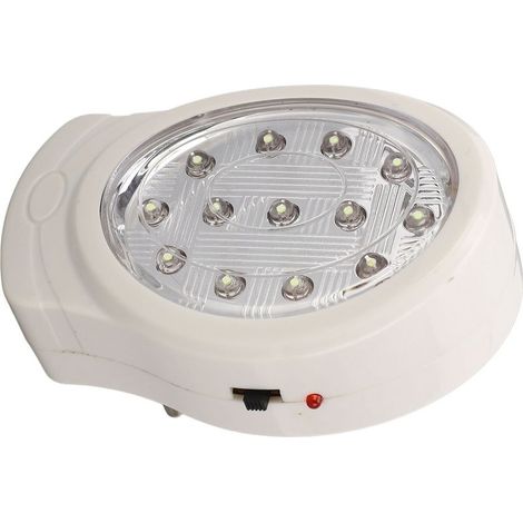 Light of emergency LED 2W white cold, 2 speeds, energy saving, rechargeable, socket in case of failure of current (1/5)
