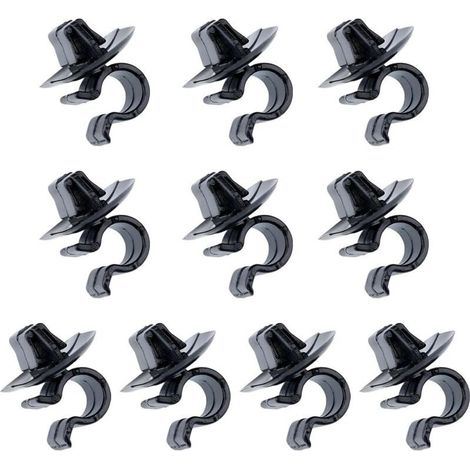 10 Motorhaubenschienenclips, Kunststoff-Motorhaubenbefestigungsclips, kompatibel mit C2 C3 C4 C5 106 206 306 3008 407 und Berlingo etc. (1/5)