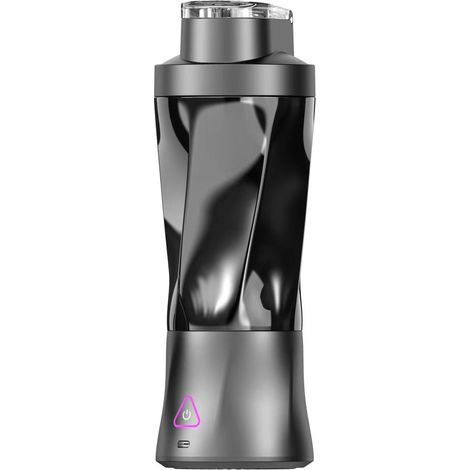 Extracteur de jus électrique, mixeur à fruits frais 700 ml, mixeur multifonction rechargeable USB pour milkshakes et smoothies, mug mélangeur d'extérieur (1/4)