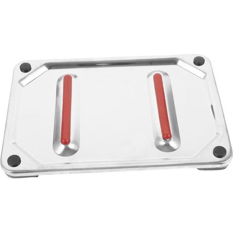 Accesorio para plancha: alfombrilla aislante térmica de acero inoxidable para soporte de plancha y tabla de planchar (1/2)