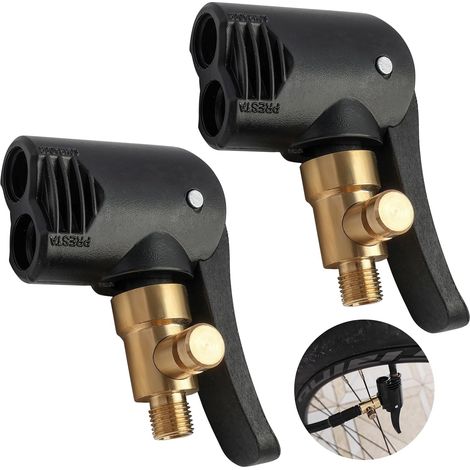 Car Tire Valve Adapter, 2-Pack Car Valve Lever Caps, French Valve Adapter