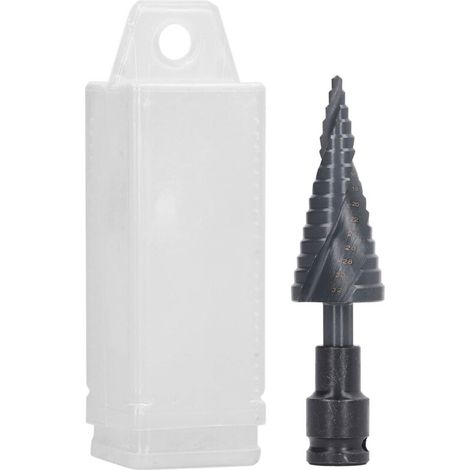 Mèche à gradins hexagonale 2 tailles 4-32mm pour métal, bois, plastique - Usage intensif (1/5)