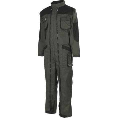 Combinaison de Travail Salvador - Taille 3XL - Vert/Noir - Résistant et Confortable - D-Work
