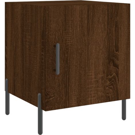 Maison Exclusive - Nachttisch Braun Eichen-Optik 40x40x50 cm Holz