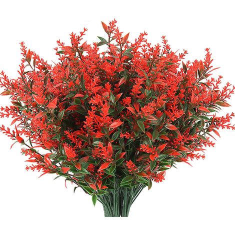Lavande Artificielle - 8 Fagots - Résistante Aux UV - Pour Extérieur Et Intérieur - Décoration Jardin Bureau Maison Mariage (1/5)
