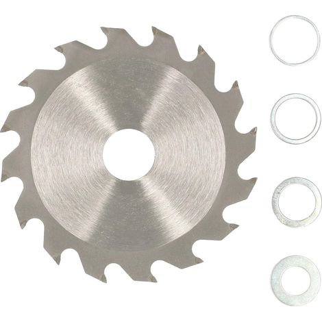 KOTARBAU Lame de scie en carbure pour bois 16 Z Ø 115 mm + anneaux de réduction (1/5)