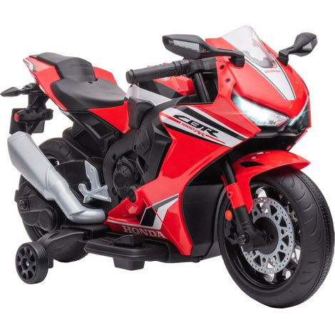 Moto Elettrica per Bambini con Licenza Honda CBR 1000RR 6V Velocità 3km/h Rosso (1/5)