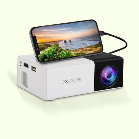Filiyano – projecteur HD YG300 pour – Mini projecteur HD YG300 pour la maison avec USB et carte SD, idéal pour le home cinéma, les films, la (1/3)