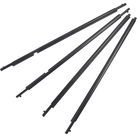 Sépouche des Intempéries, Joints de Fenêtre 75710‑12820 4pcs ABS Sceau Fenêtre en Caoutchouc Section Ceinture (1/4)