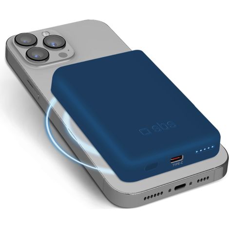 5000 mAh MagSafe Powerbank – Blau (1/3)