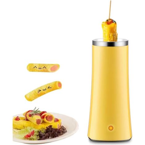 Coquetier électrique automatique mini - Pour œufs durs, Machine à omelettes pour déjeuner, Multifonctionnel, Portable, Prise EU