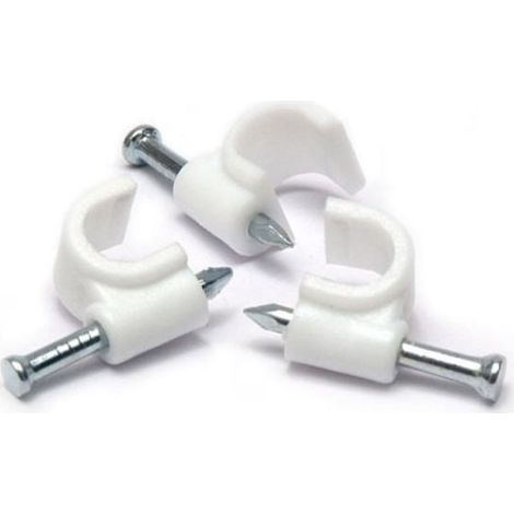 Attaches-câbles - 50 pièces (5-7 mm) blanches-Online Store (1/2)