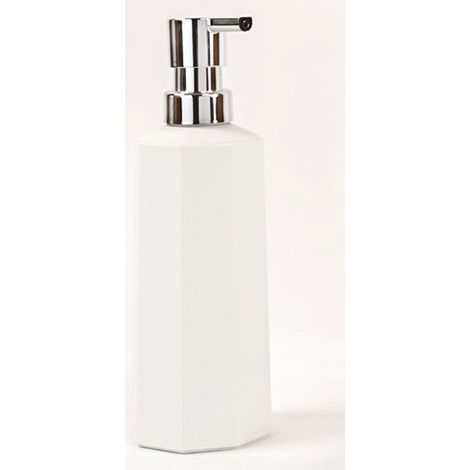 Dispenser sapone liquido da appoggio bianco mod. Otto
