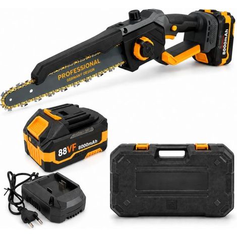 Motosega Batteria 800W Brushless Lama 10" 2 Batterie 88VF 8000mAh Display LCD (1/5)