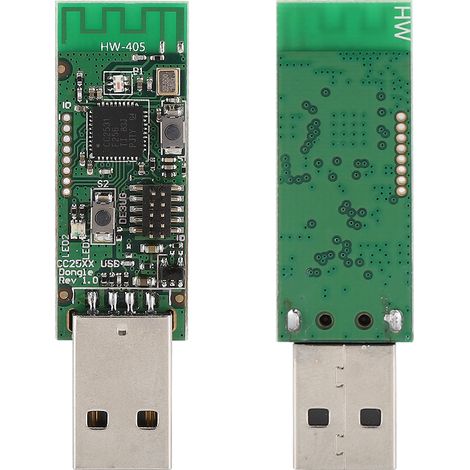 Carte de développement pour module d'analyseur de protocole CC2531 avec dongle USB et analyseur de paquets sans fil (1/5)