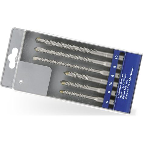 Bohrer für Bohrhammer bgs-technic sds drill bit set 5-10 mm Hartmetall