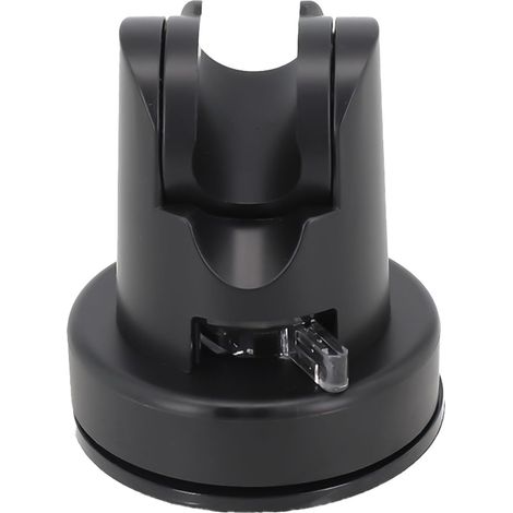 Support de pommeau de douche sans perçage, fixation par ventouse, angle réglable, pour mur de salle de bain (noir) (1/5)