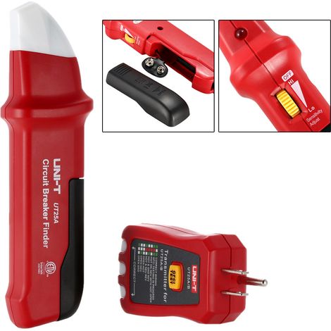 Testeur de prise et localisateur automatique de disjoncteur UNI-T UT25A UT25A/B avec voyant LED