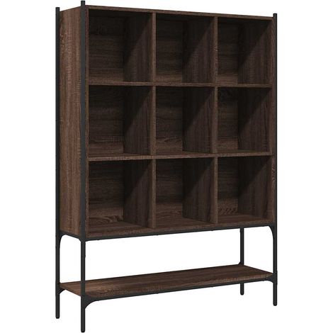 Maison Exclusive - Bücherregal Braun Eichen-Optik 102x30x141,5 cm