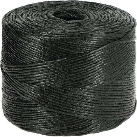 ficelle polypropylène - torsadée - 3 mm x 750 mètres - blanche - bizline 730934