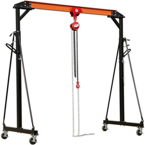Sealey Portable Lifting Adjustable Gantry Frame 1 Tonne SG1000