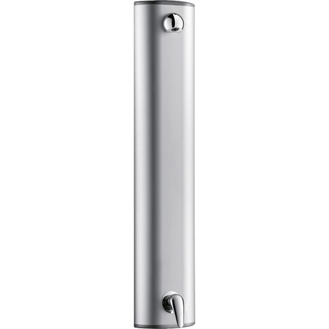 Delabie Duschelement Alu. mit EHM, Anschluss oben,Brausekopf 6 l/min (1/2)