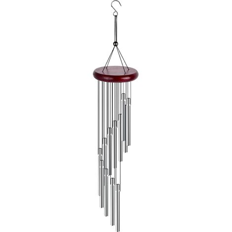Windspiele, Garten-Windspiel, Outdoor-Windspiel, 12 Röhrenfarbenes Aluminium-Windspiel, Glocken-Windspiel, Glocken, für Garten, Terrasse, Innenbereich, Heimdekoration, Geschenk
