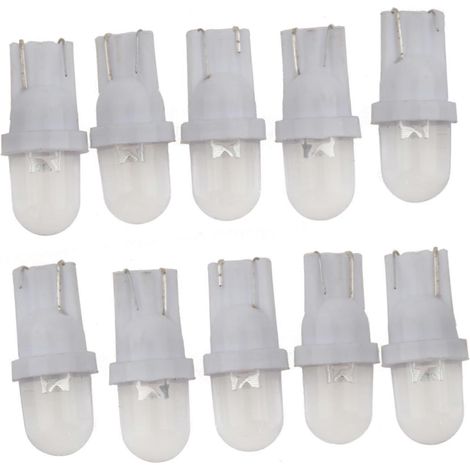 10 bombillas LED T10 W5W 501 194 de luz blanca xenón para luces laterales/interiores/de matrícula. (1/2)